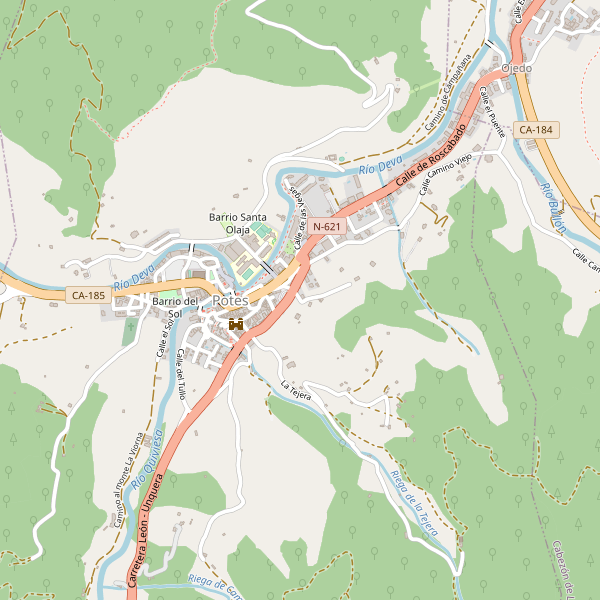 Mapa de estaciones en Potes Thumbnail