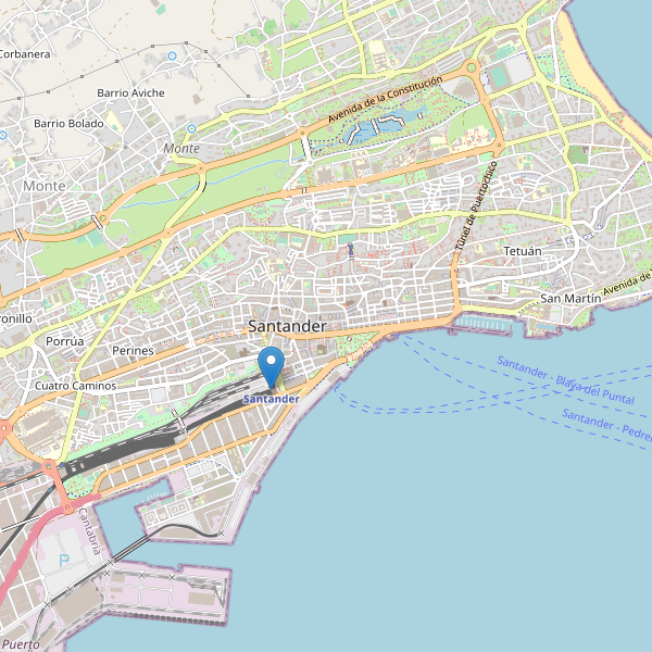 Mapa de estaciones en Santander Thumbnail