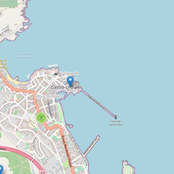 Mapa de iglesias en Castro-Urdiales Thumbnail