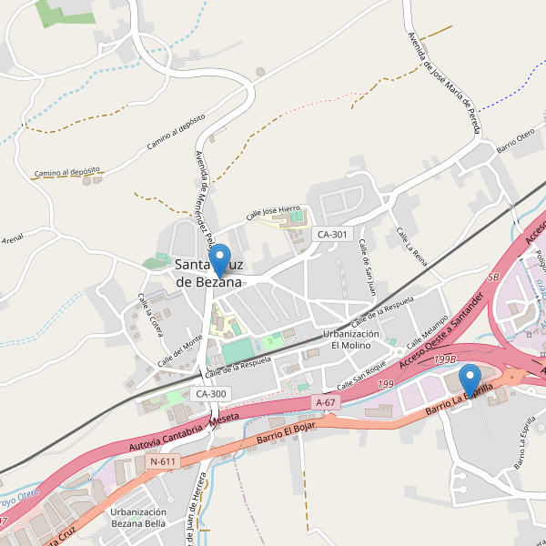 Mapa de iglesias en Santa Cruz de Bezana Thumbnail