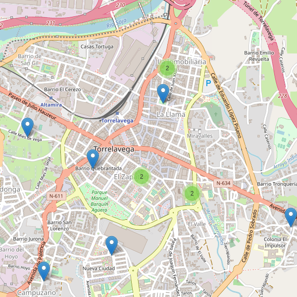 Mapa de iglesias en Torrelavega Thumbnail