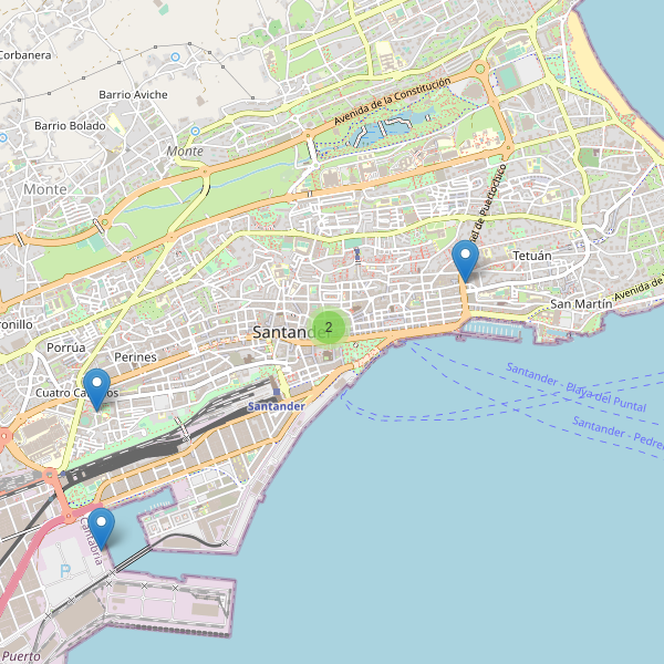 Mapa de mercados en Santander Thumbnail