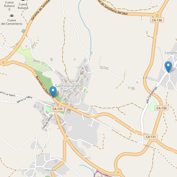 Mapa de monumentos en Santillana del Mar Thumbnail