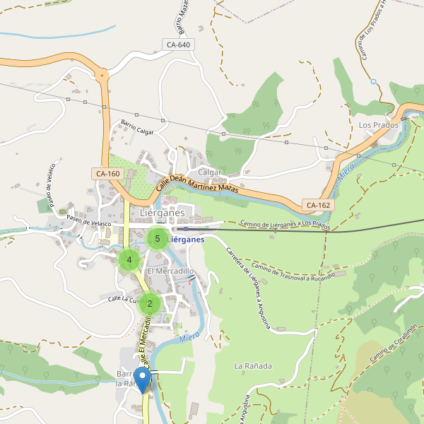 Thumbnail Mapa de restaurantes en Liérganes