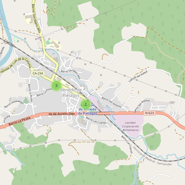 Thumbnail Mapa de restaurantes en Renedo de Piélagos