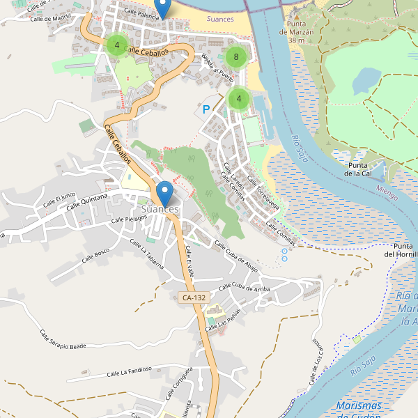 Thumbnail Mapa de restaurantes en Suances