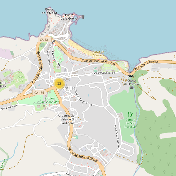 Mapa de ropa en Comillas Thumbnail