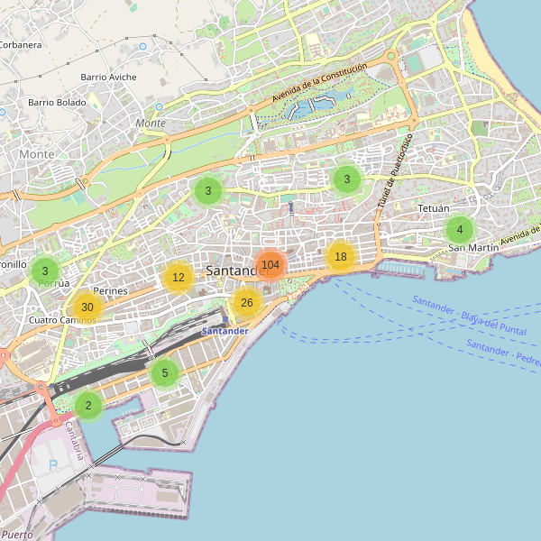 Mapa de ropa en Santander Thumbnail