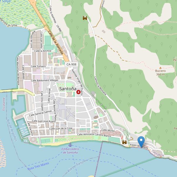 Mapa de sitios-arqueologicos en Santoña Thumbnail