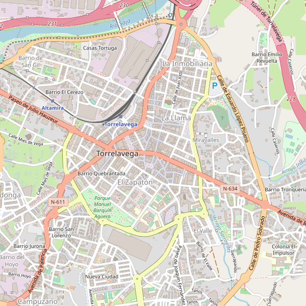 Mapa de sitios-arqueologicos en Torrelavega Thumbnail