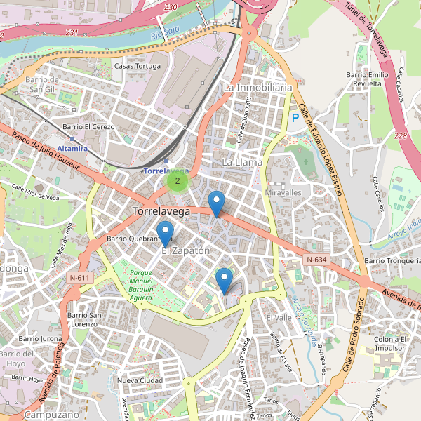 Mapa de taxi en Torrelavega Thumbnail