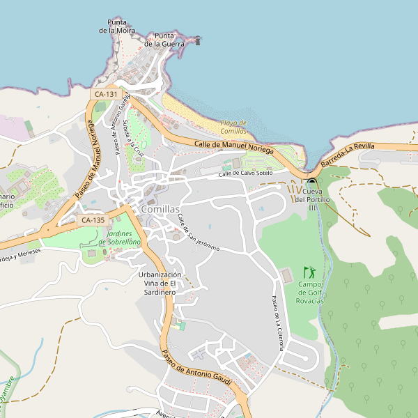 Mapa de telefonos en Comillas Thumbnail