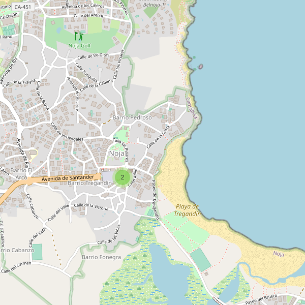 Mapa de telefonos en Noja Thumbnail