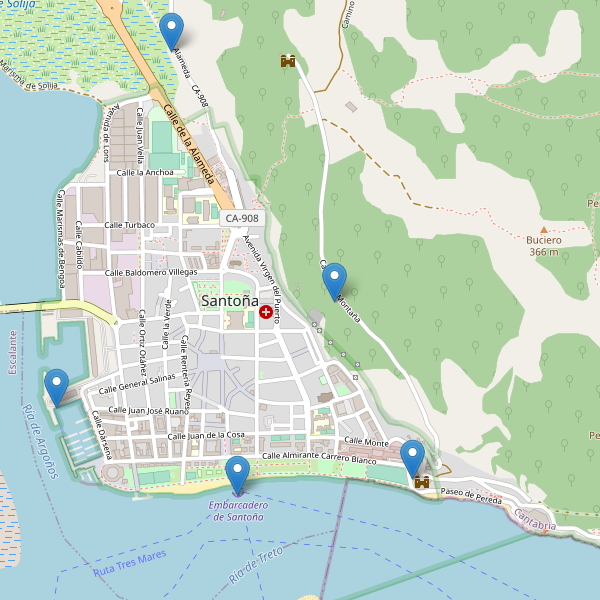 Mapa de vistas en Santoña Thumbnail
