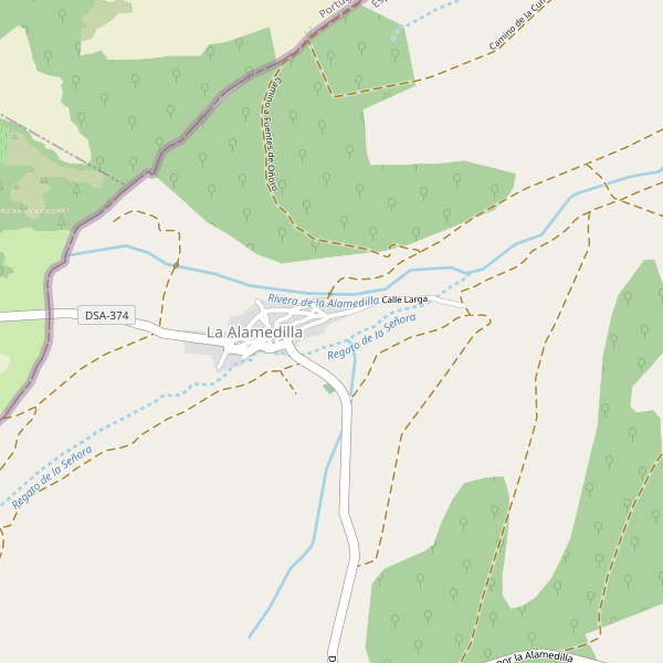 Mapa de bedandbreakfast en La Alamedilla Thumbnail