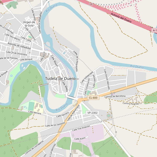 Mapa de hoteles en Tudela de Duero Thumbnail