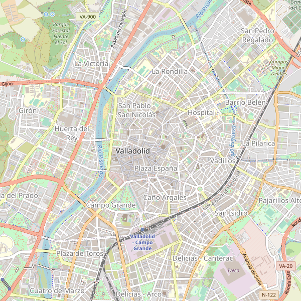 Thumbnail Mapa de Valladolid