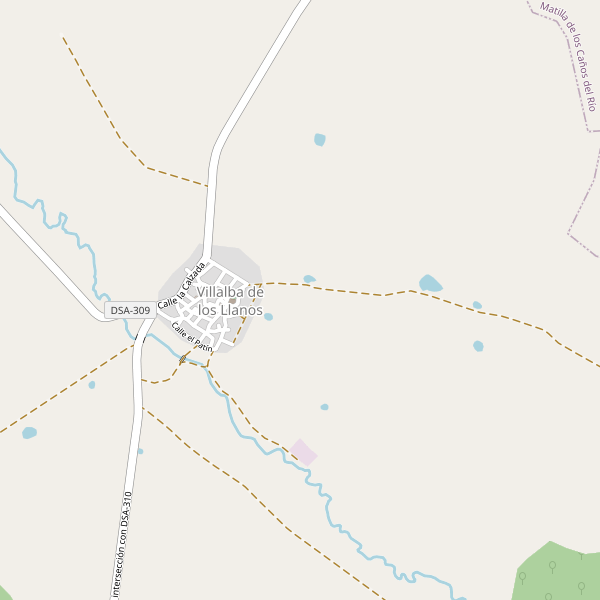 Mapa de bedandbreakfast en Villalba de los Llanos Thumbnail