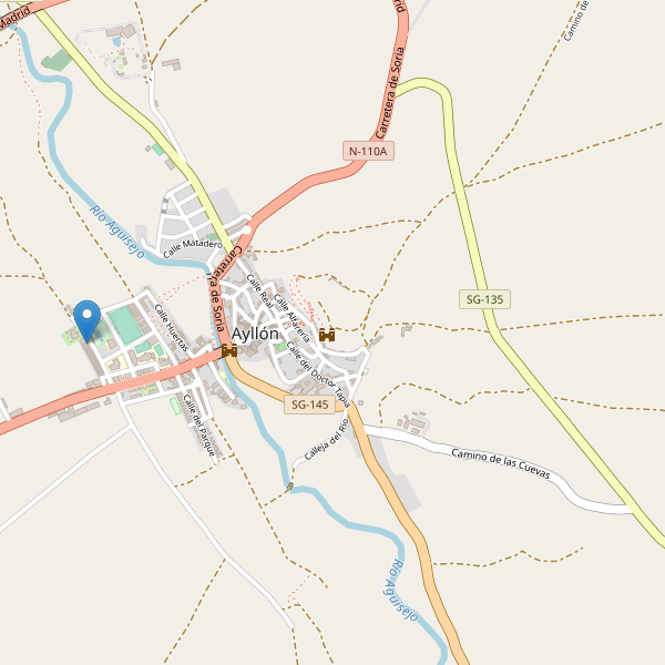 Mapa de aparcamientos-bicicletas en Ayllón Thumbnail