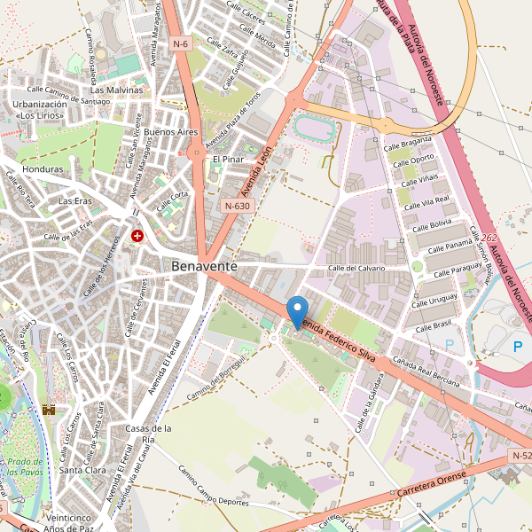 Mapa de aparcamientos-bicicletas en Benavente Thumbnail