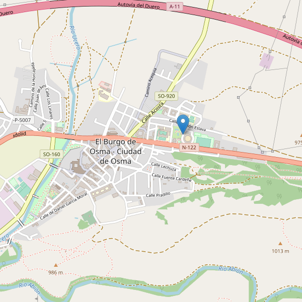 Mapa de aparcamientos-bicicletas en El Burgo de Osma - Ciudad de Osma Thumbnail