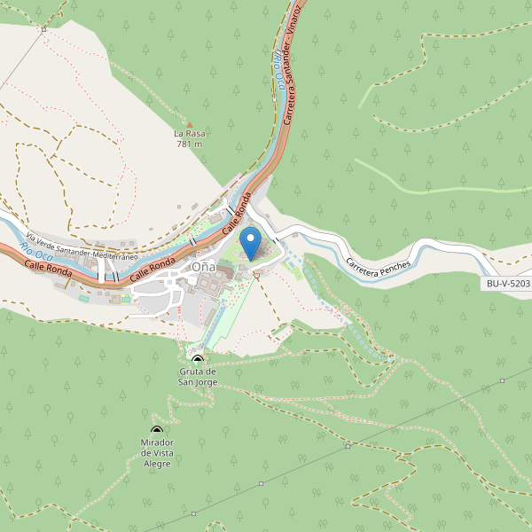 Mapa de aparcamientos-bicicletas en Oña Thumbnail