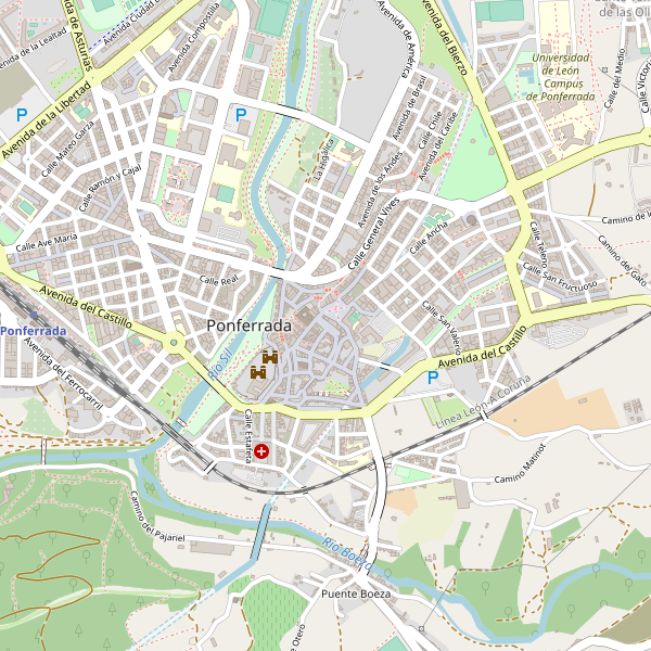 Mapa de aparcamientos-bicicletas en Ponferrada Thumbnail