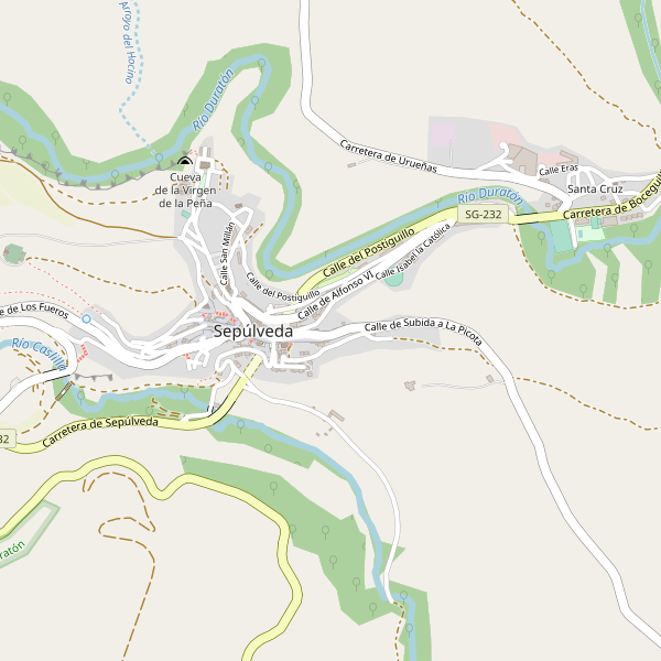Mapa de aparcamientos-bicicletas en Sepúlveda Thumbnail