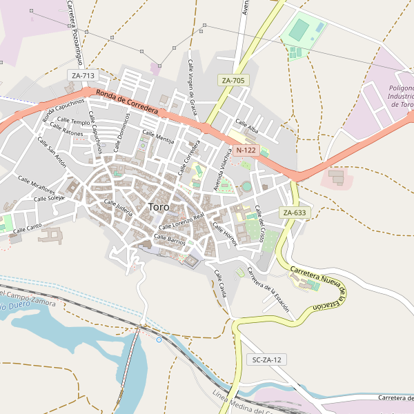 Mapa de aparcamientos-bicicletas en Toro Thumbnail