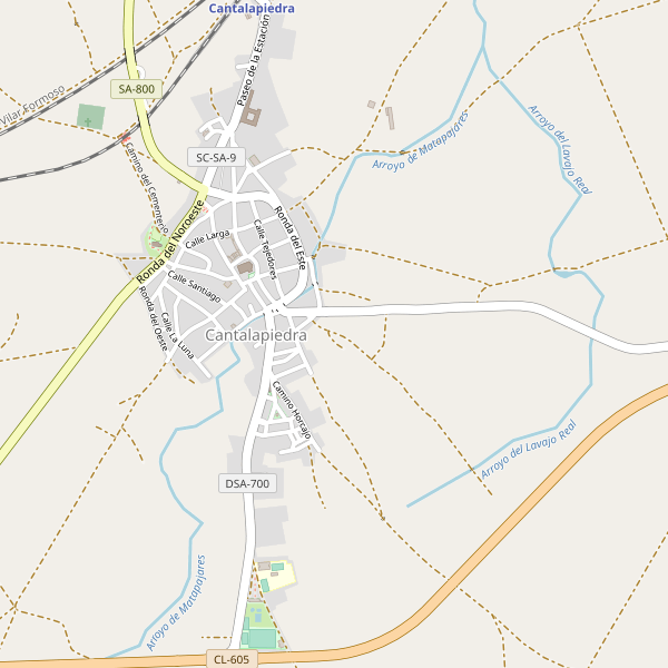 Mapa de aparcamientos en Cantalapiedra Thumbnail