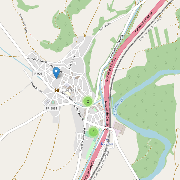 Thumbnail Mapa de aparcamientos en Dueñas