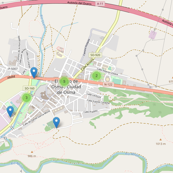 Thumbnail Mapa de aparcamientos en El Burgo de Osma - Ciudad de Osma