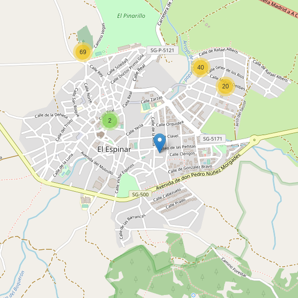 Thumbnail Mapa de aparcamientos en El Espinar