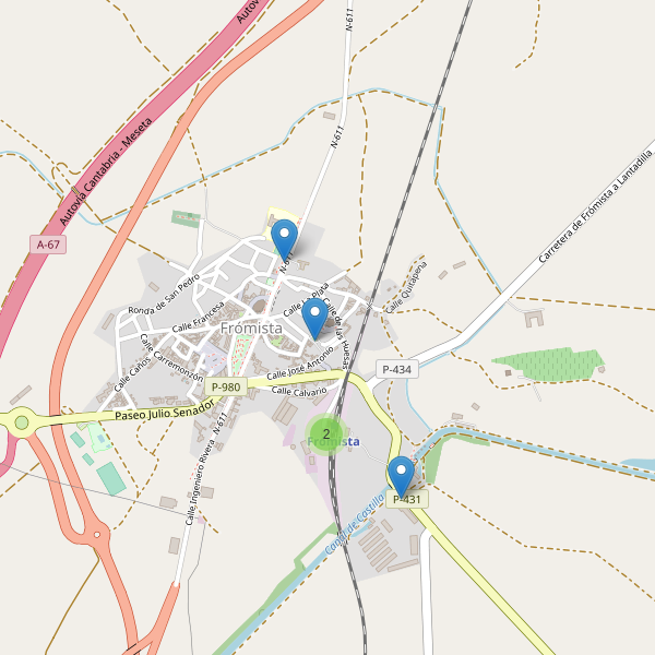 Thumbnail Mapa de aparcamientos en Frómista