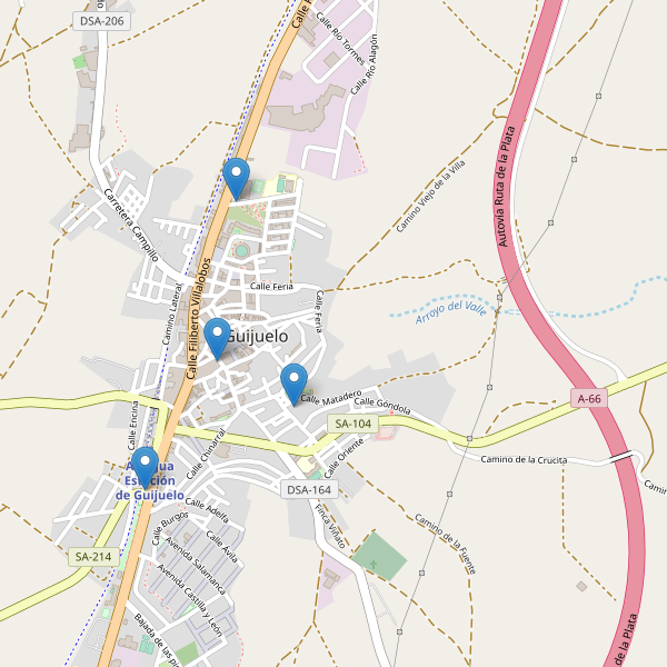 Mapa de aparcamientos en Guijuelo Thumbnail