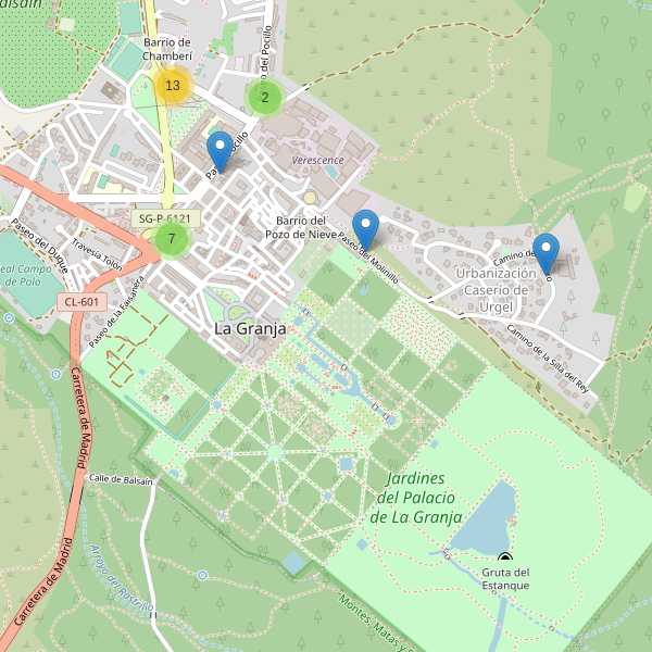 Thumbnail Mapa de aparcamientos en La Granja (SG)