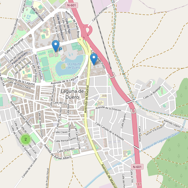 Thumbnail Mapa de aparcamientos en Laguna de Duero