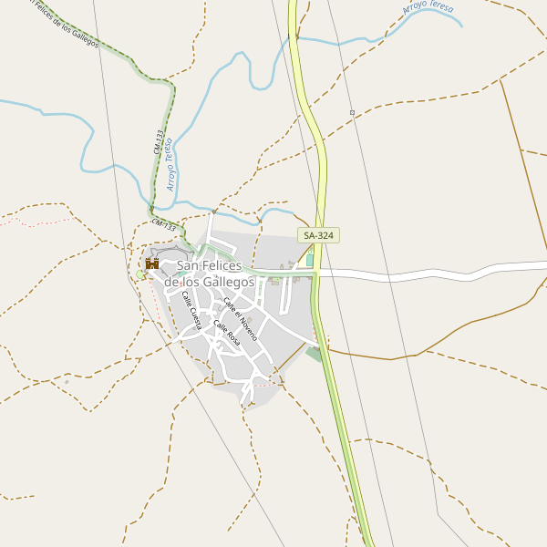 Thumbnail Mapa de aparcamientos en San Felices de los Gallegos