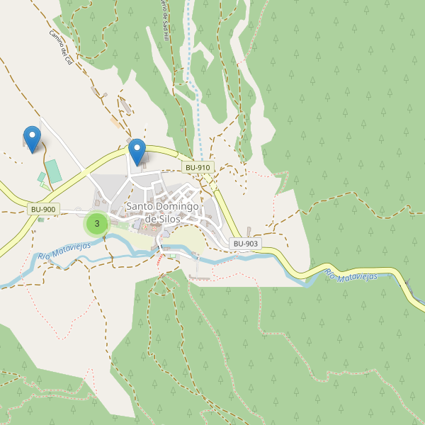 Thumbnail Mapa de aparcamientos en Santo Domingo de Silos