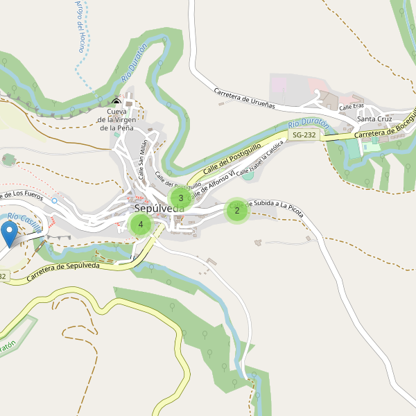 Thumbnail Mapa de aparcamientos en Sepúlveda