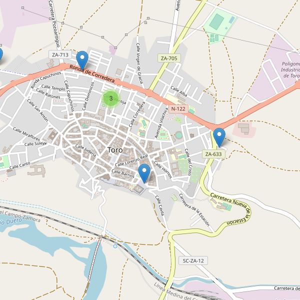 Thumbnail Mapa de aparcamientos en Toro