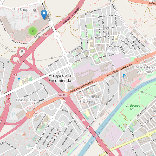 Mapa de aseos en Arroyo de la Encomienda Thumbnail