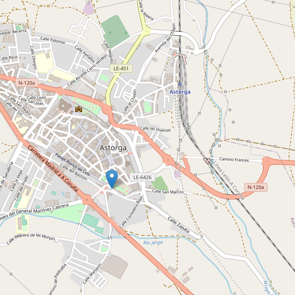 Mapa de aseos en Astorga Thumbnail