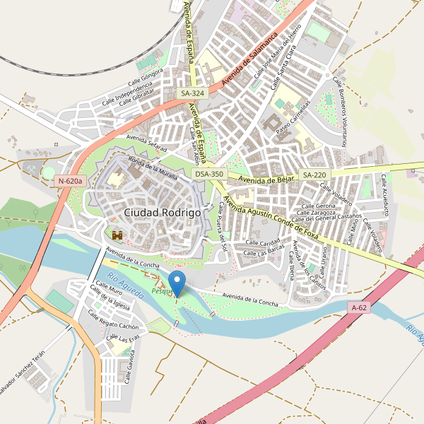 Mapa de aseos en Ciudad Rodrigo Thumbnail