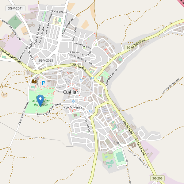 Mapa de aseos en Cuéllar Thumbnail