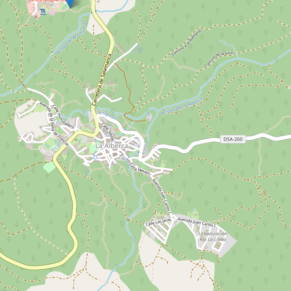 Mapa de aseos en La Alberca Thumbnail