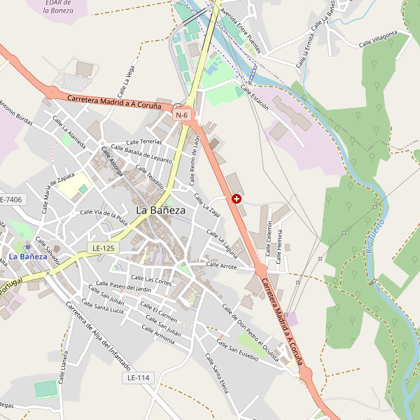 Mapa de aseos en La Bañeza Thumbnail