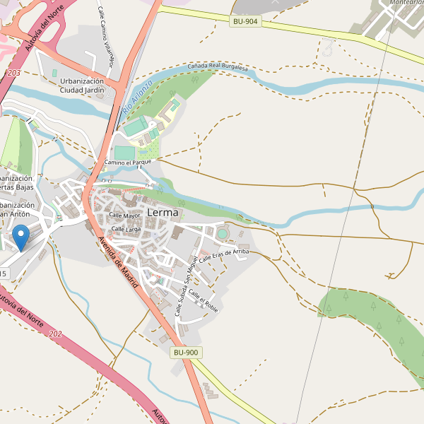 Mapa de aseos en Lerma Thumbnail