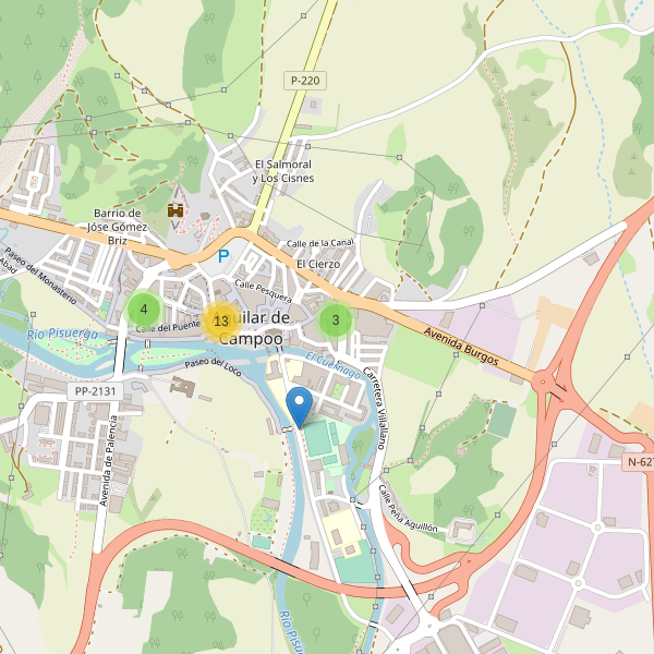 Mapa de bares en Aguilar de Campoo Thumbnail