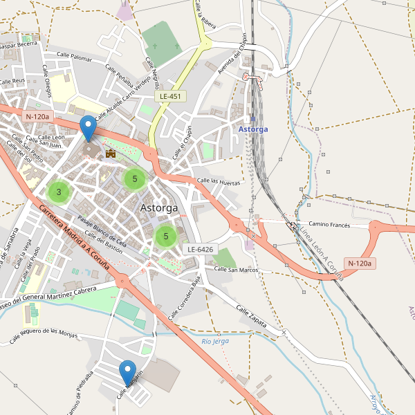 Mapa de bares en Astorga Thumbnail